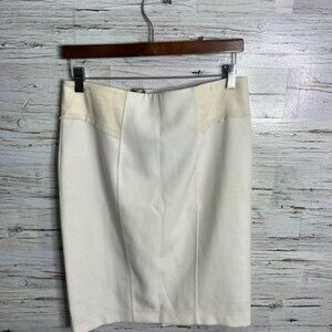 Hugo Boss orange Cream Pencil Skirt